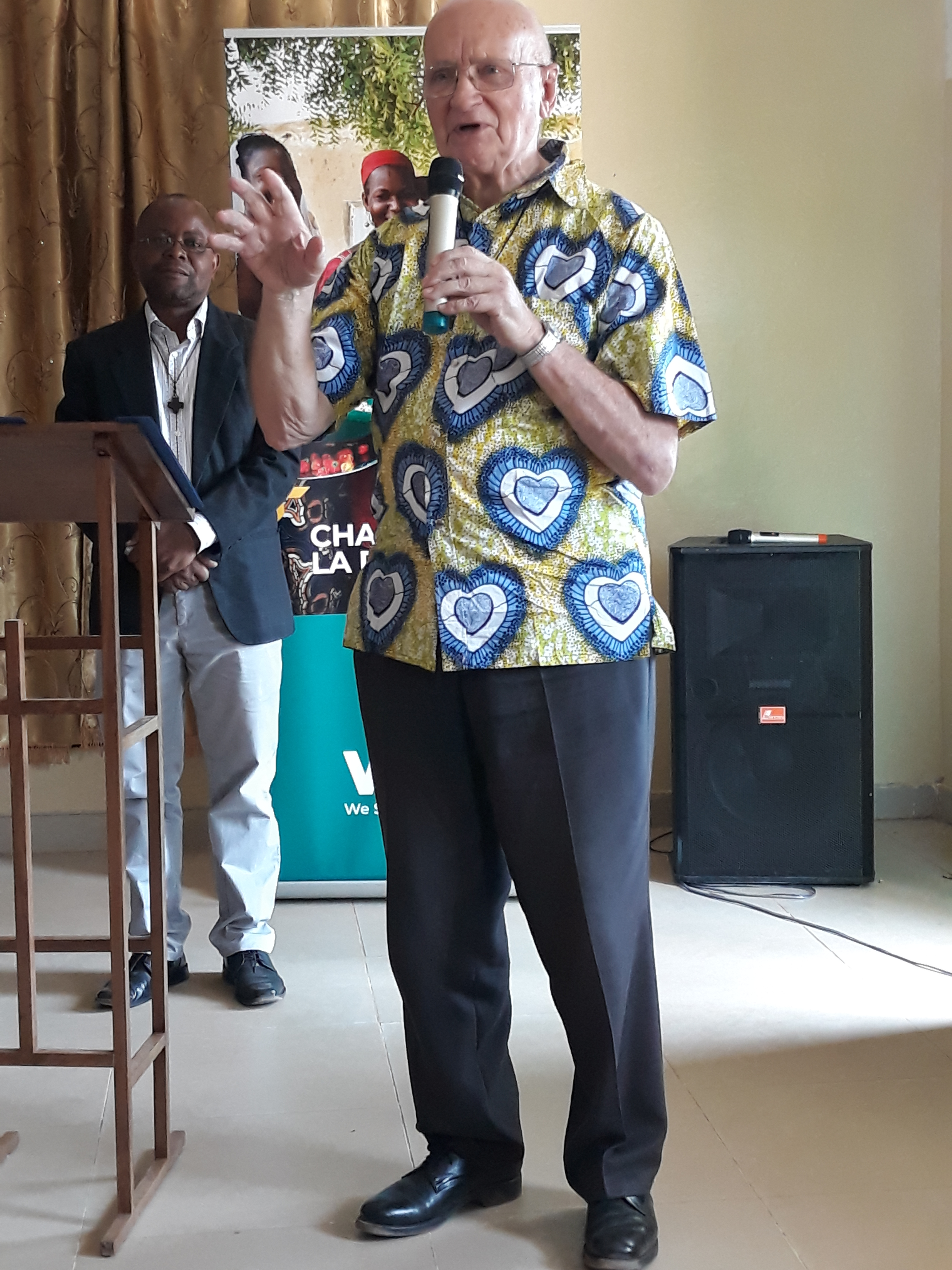 Jan Vanroy - toespraak door Jan Vanroy, algemene overste Aalmoezeniers van de Arbeid, op vierings “10 Jaar Sociale School in Lubumbashi”